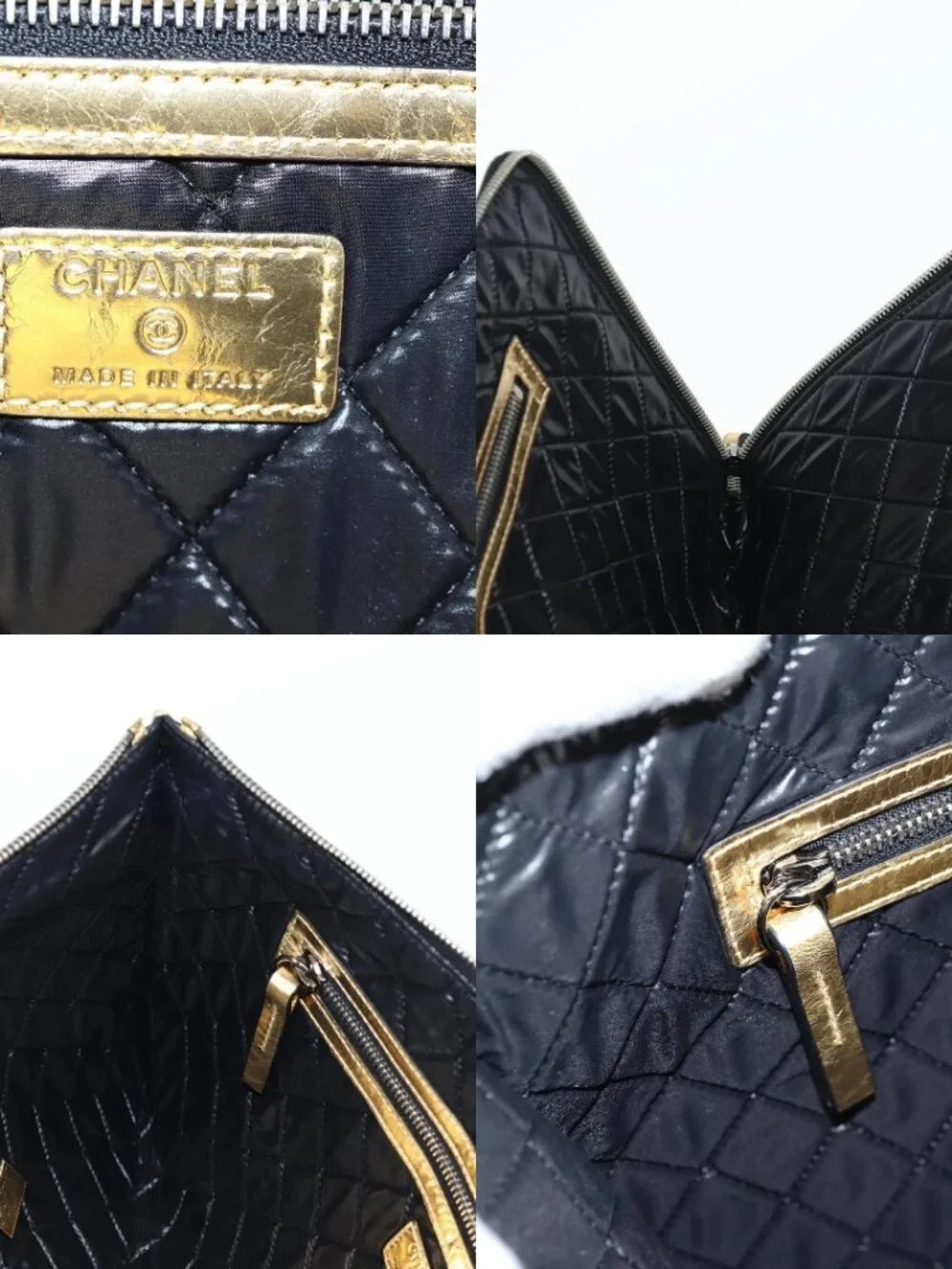 CHANEL brand	chanel color	gold